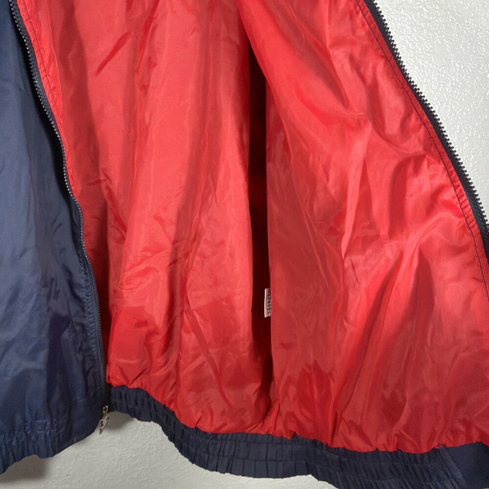 Vintage 90s Starter Full Zip Boston Red Sox Light Weight Windbreaker Jacket L - Picture 7 of 9